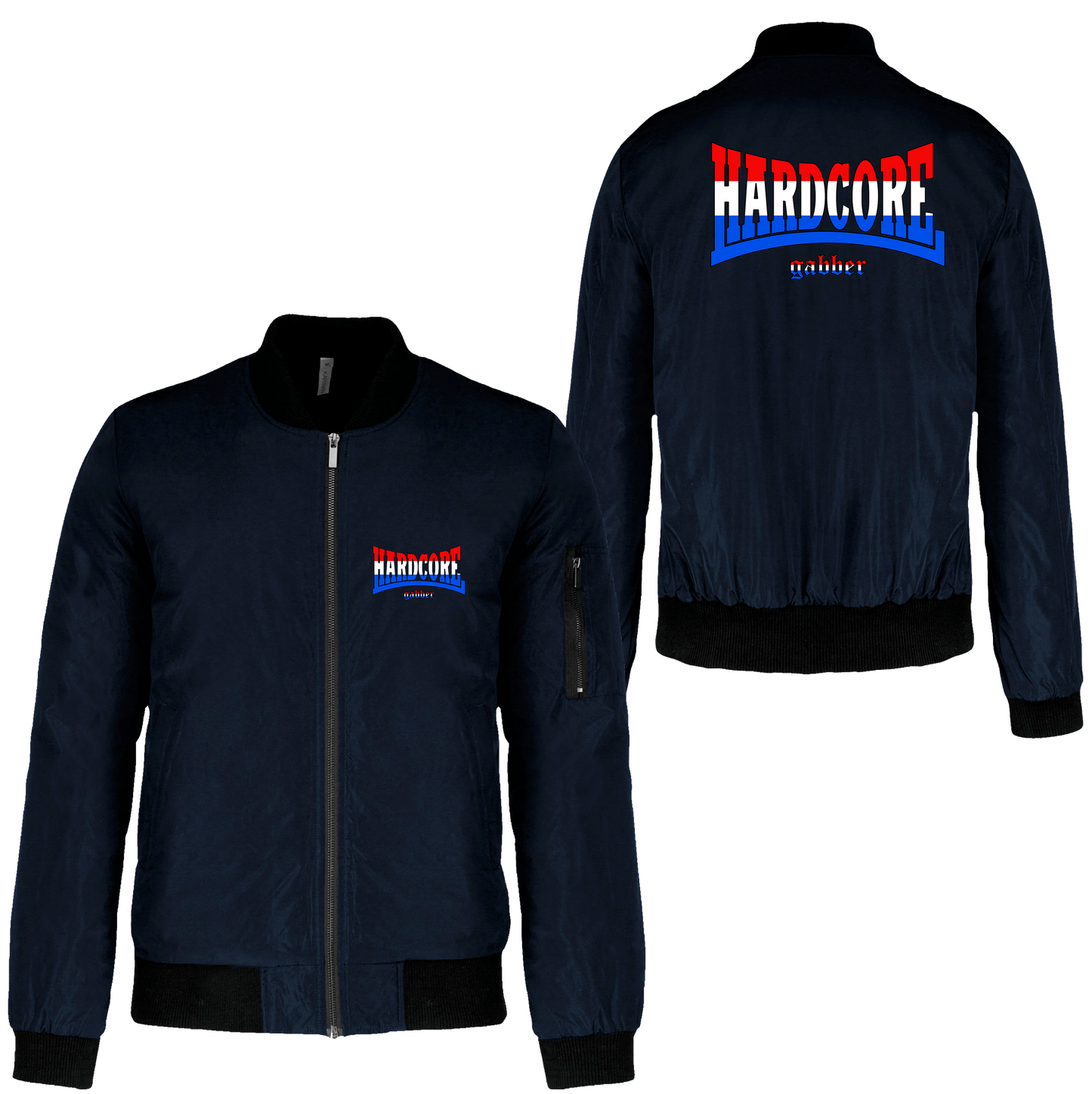 Bombers with flags