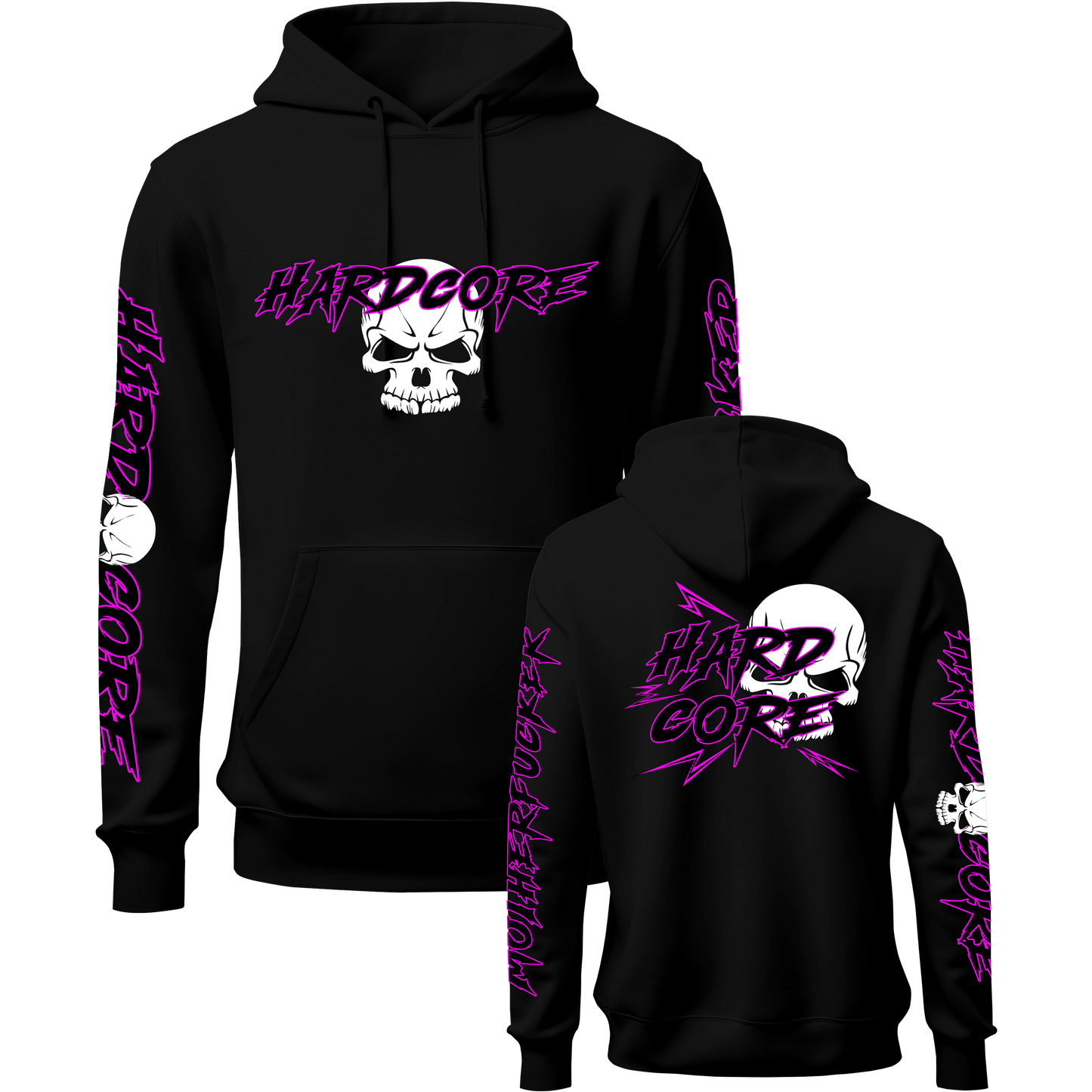 Hardcore Calavera Neón