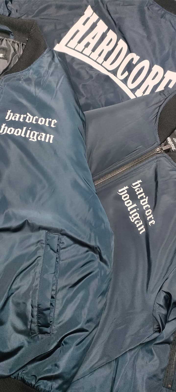 Blue bomber jacket (made to order)