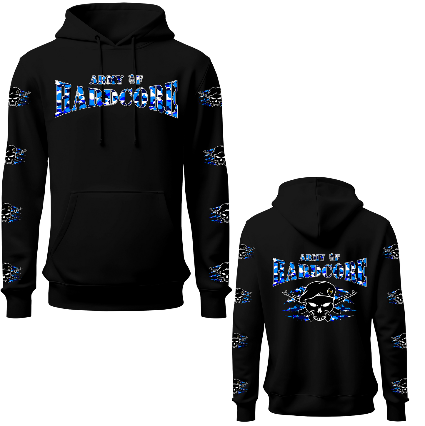 Army of Hardcore – Blue camo