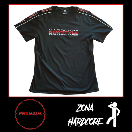 Fully embroidered black Newstyle t-shirt